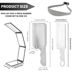 Totnwrooye Fade Comb Set prise en main ergonomique pour confort de coupe