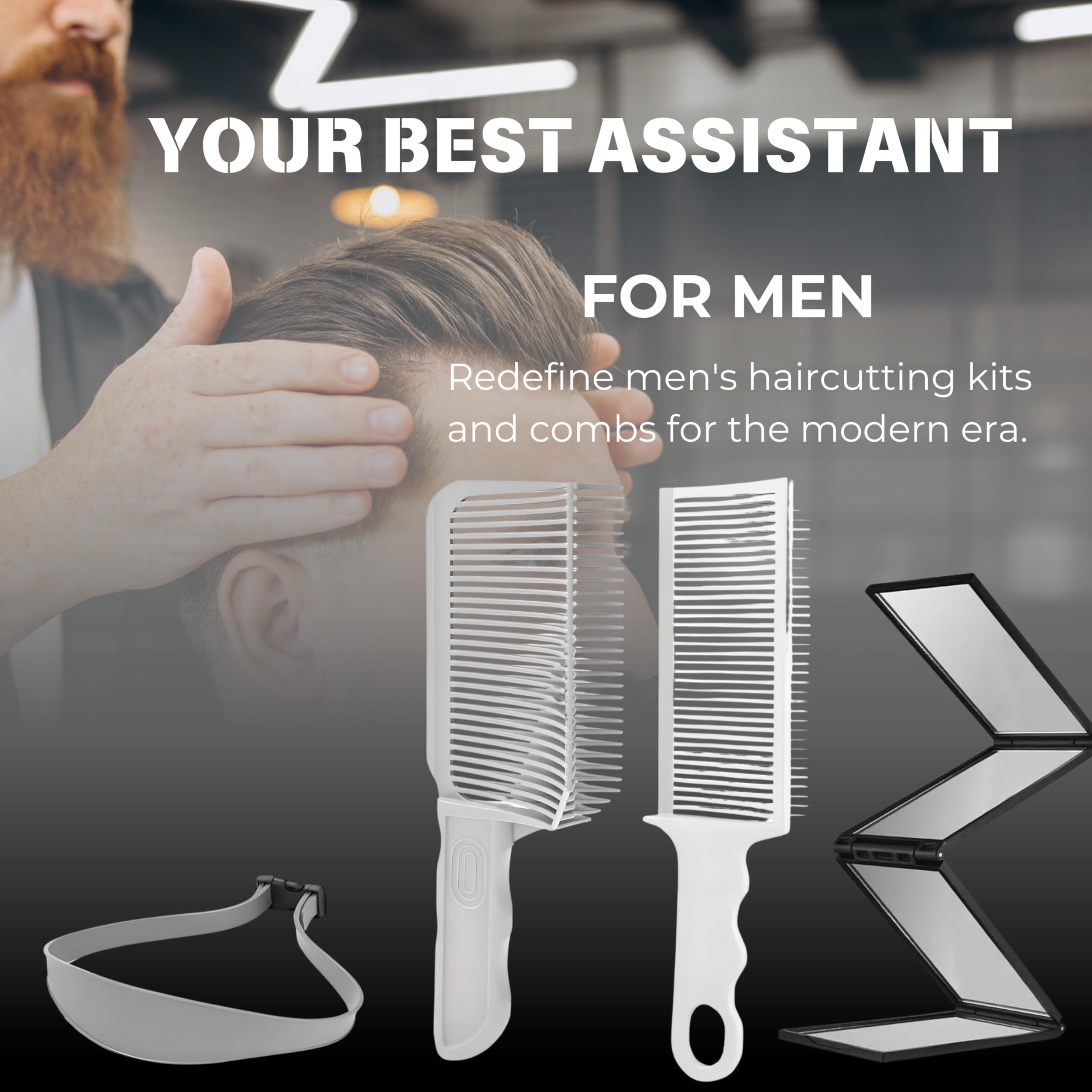 Totnwrooye Fade Comb Set usage maison et salon pour professionnels amateurs
