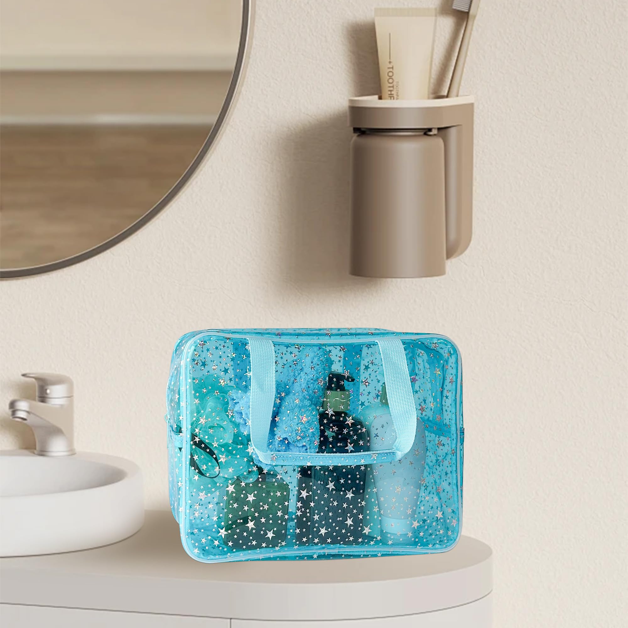 TotePrint Grand format voyage permet d'organiser cosmétiques et accessoires facilement.