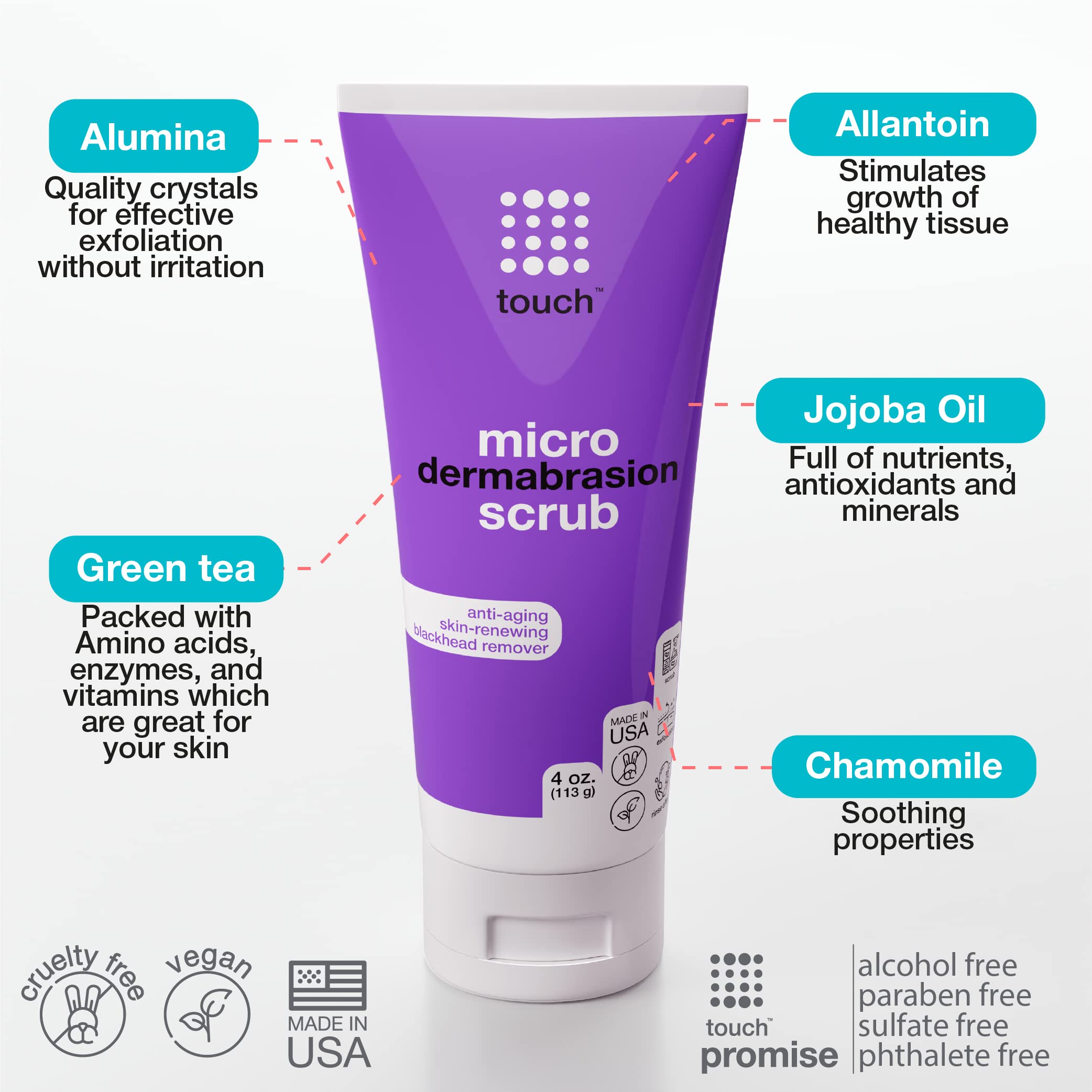 TOUCH bouteille 118ml: format pratique pour routine beauté.