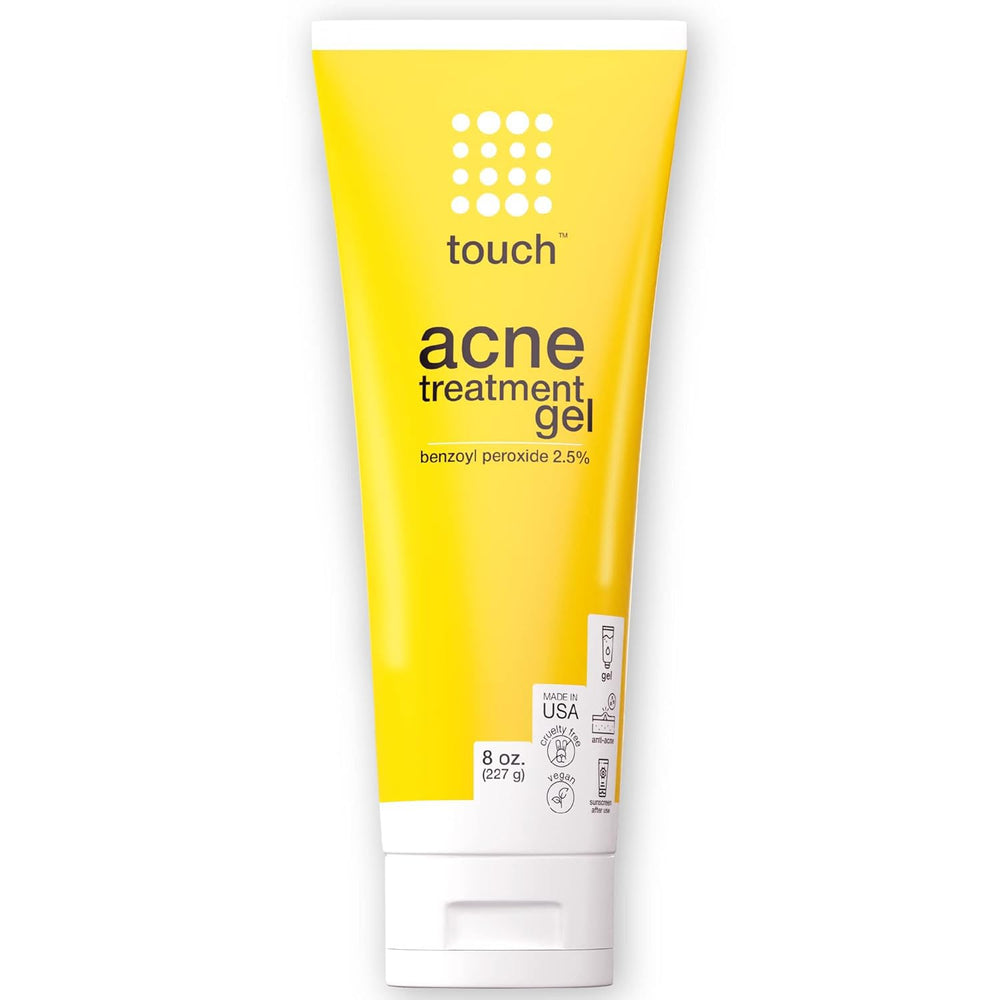 Touch gel peroxyde de benzoyle application claire pour la peau