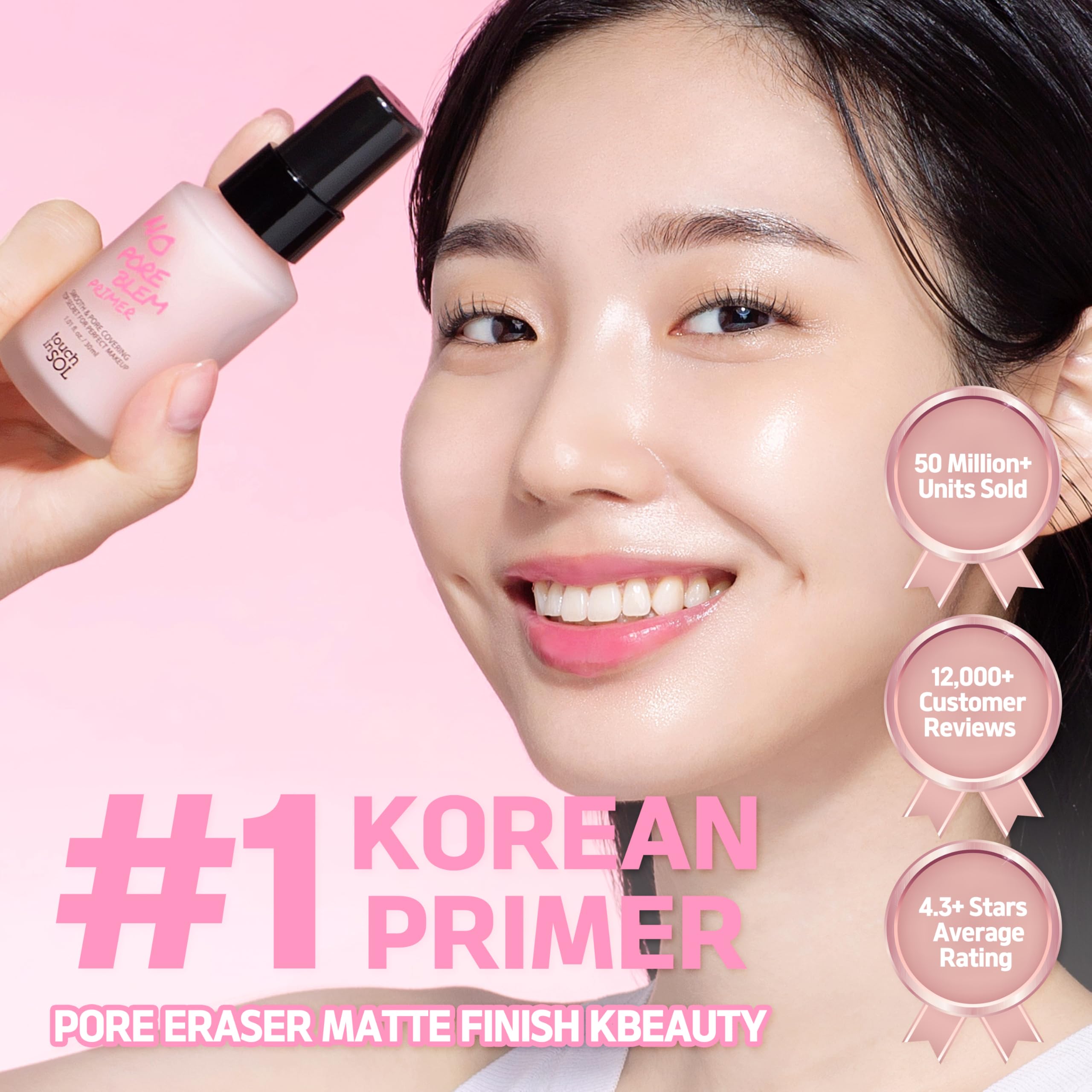 Touch in Sol No Poreblem Primer – texture lissante pour un teint uniforme.