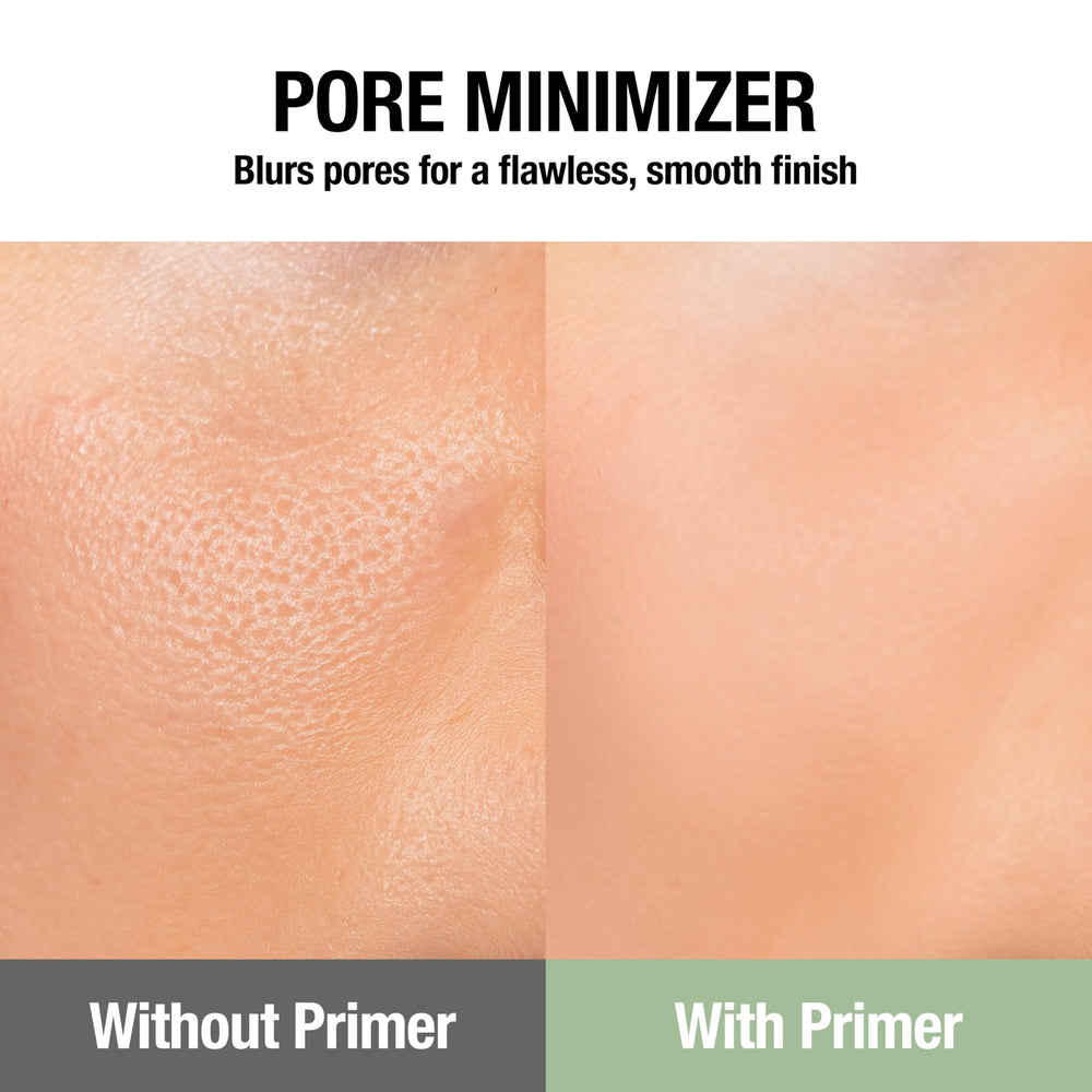 Touch in Sol pore-minimizing primer on skin smooths