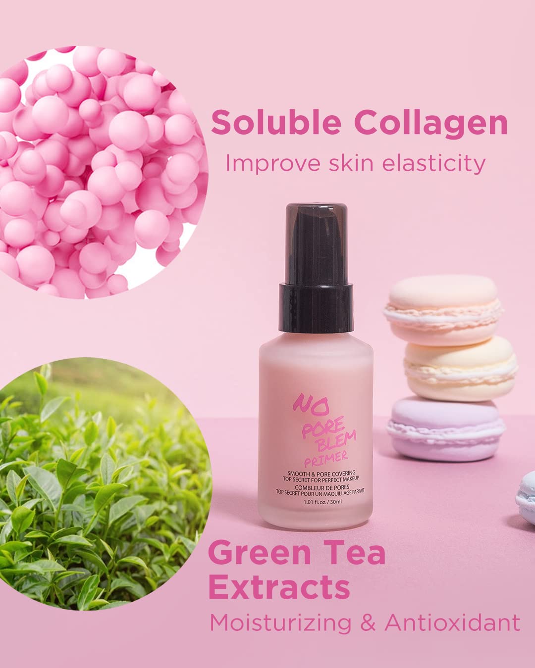Touch in Sol No Pore Blem Primer formule sans parabènes et sans huile minérale.