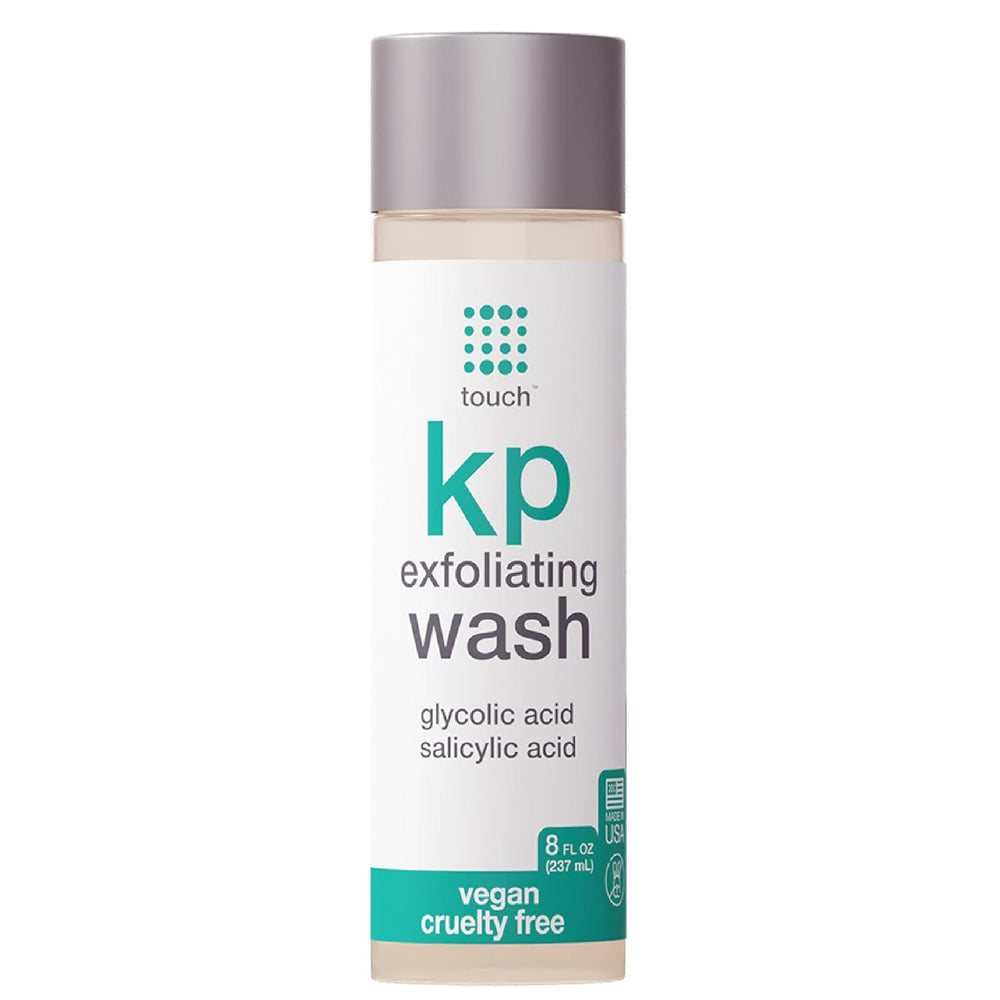 TOUCH KP Douche exfoliant en bouteille – peau plus lisse grâce à l’acide glycolique.