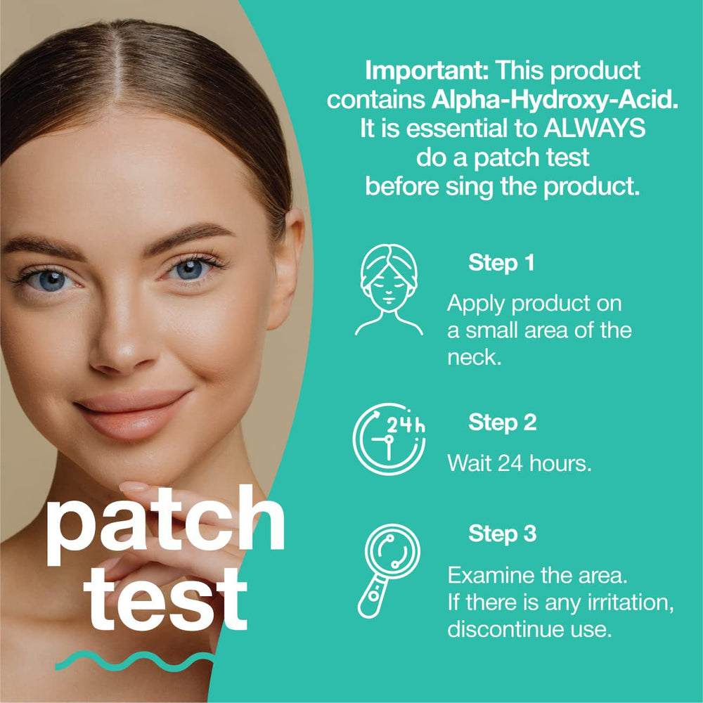 Peau visiblement plus lisse après utilisation régulière de TOUCH.
