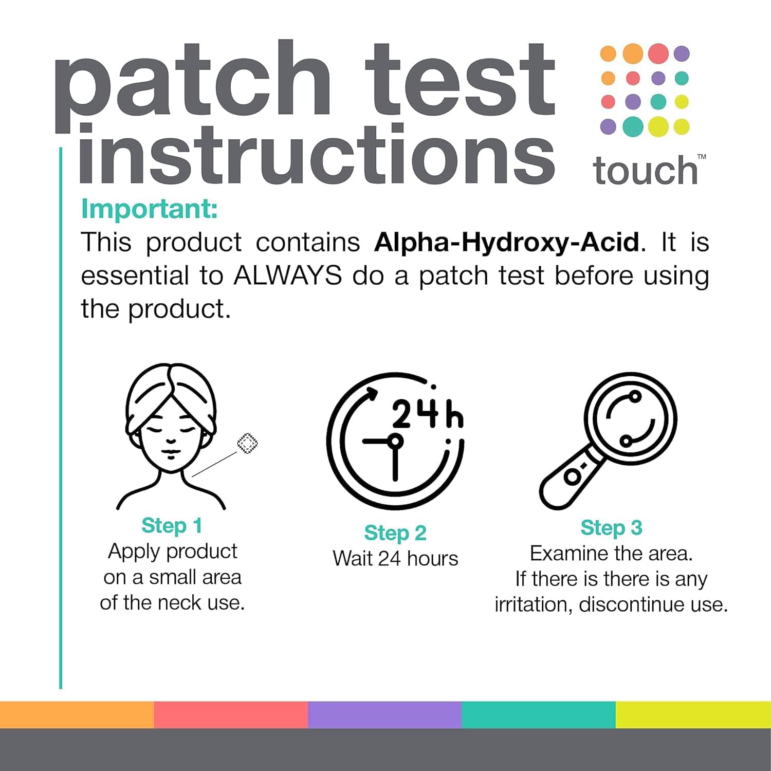 Format pratique 8 oz de TOUCH pour routine KP.