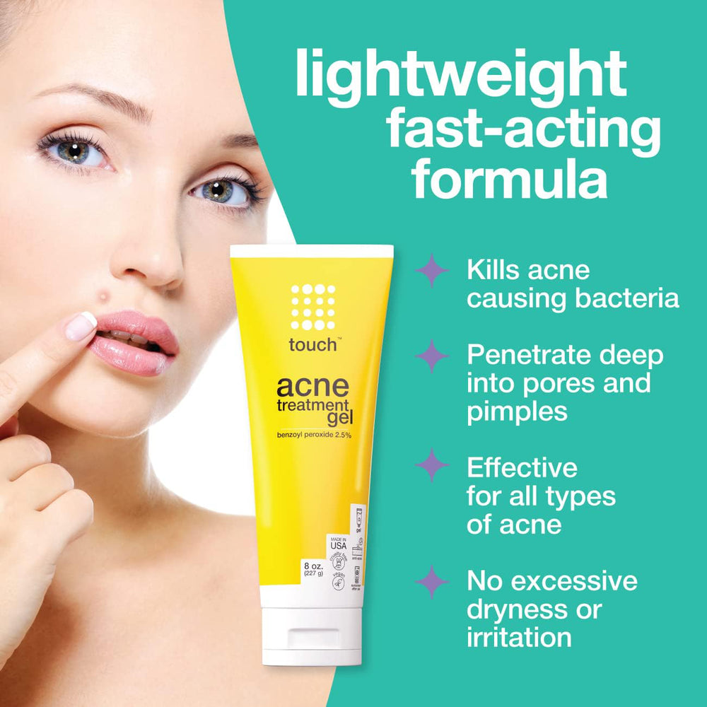 Touch peroxyde de benzoyle micronise peut penetrer les pores facilement