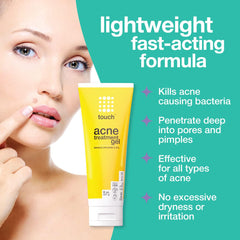 Touch peroxyde de benzoyle micronise peut penetrer les pores facilement