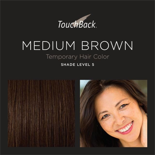 TouchBack Pro – application sur racines gris, couleur réelle sans ammoniac.
