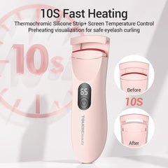 TOUCHBeauty 3 niveaux chaleur 55-65-75°C pour tous les types de cils