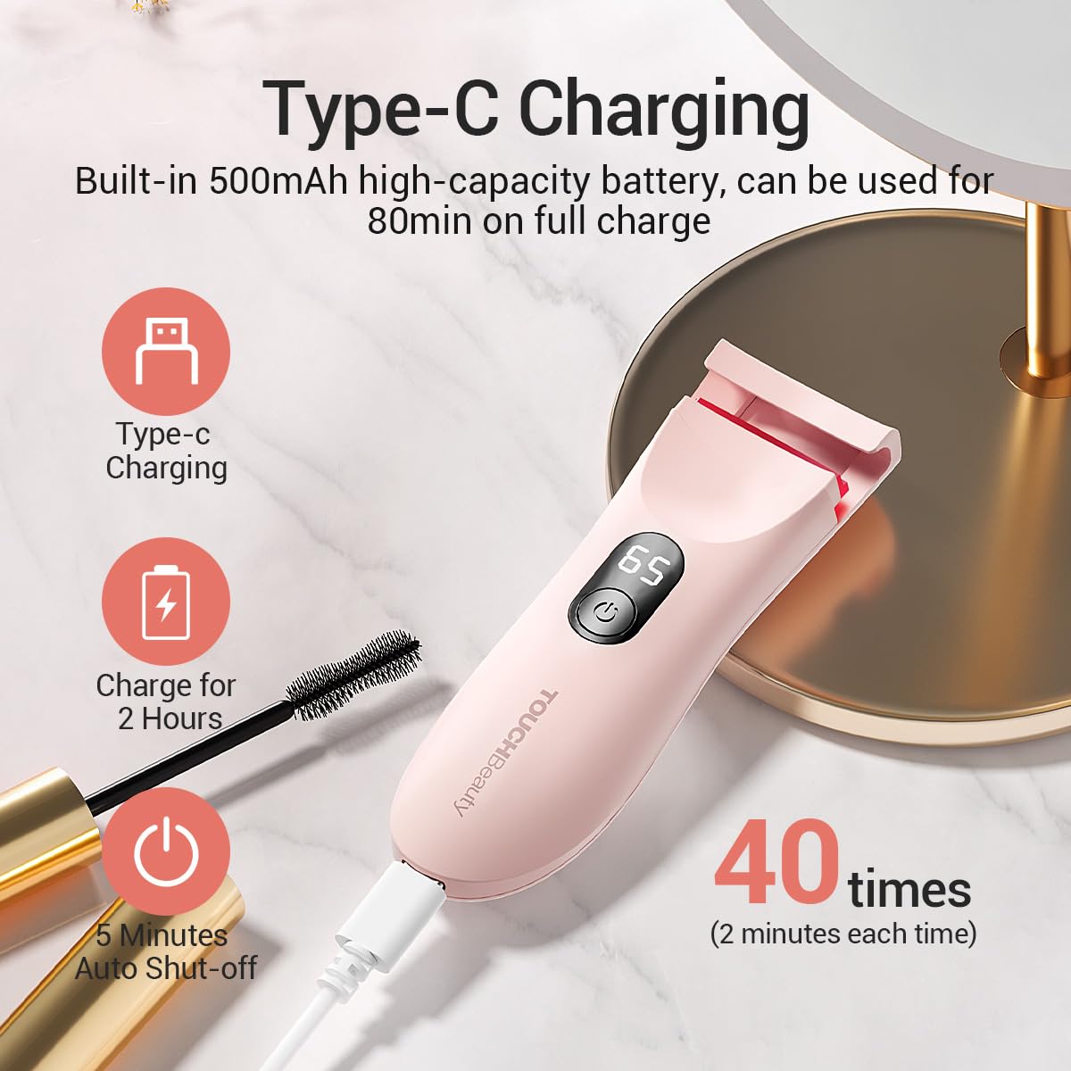 TOUCHBeauty adaptation oeil universelle pour une mise en forme uniforme des cils