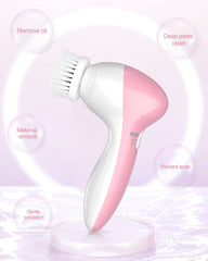 TOUCHBeauty brosse rotative 360° à grande vitesse pour un nettoyage rapide.