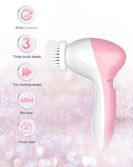 TOUCHBeauty brosse-visage électrique, nettoyage quotidien en silicone doux pour peau sensible.