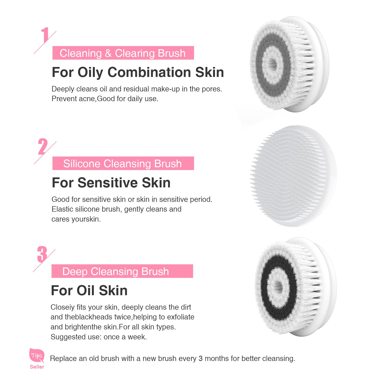 Nettoyage profond et soin du visage avec la brosse TOUCHBeauty