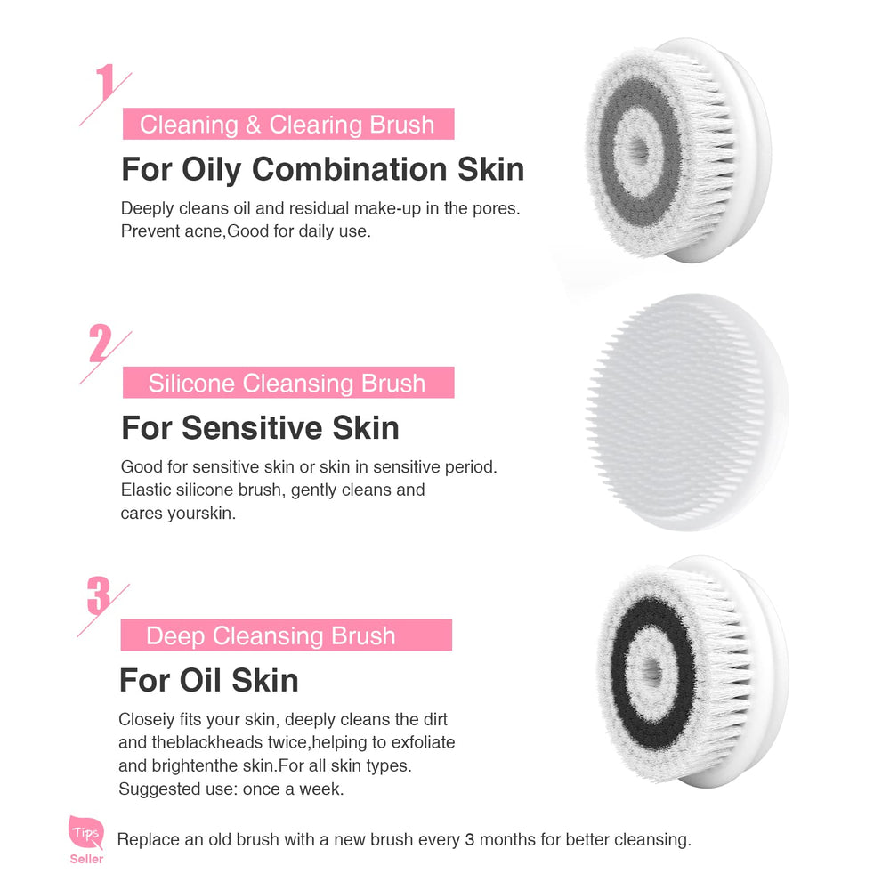 Nettoyage profond et soin du visage avec la brosse TOUCHBeauty