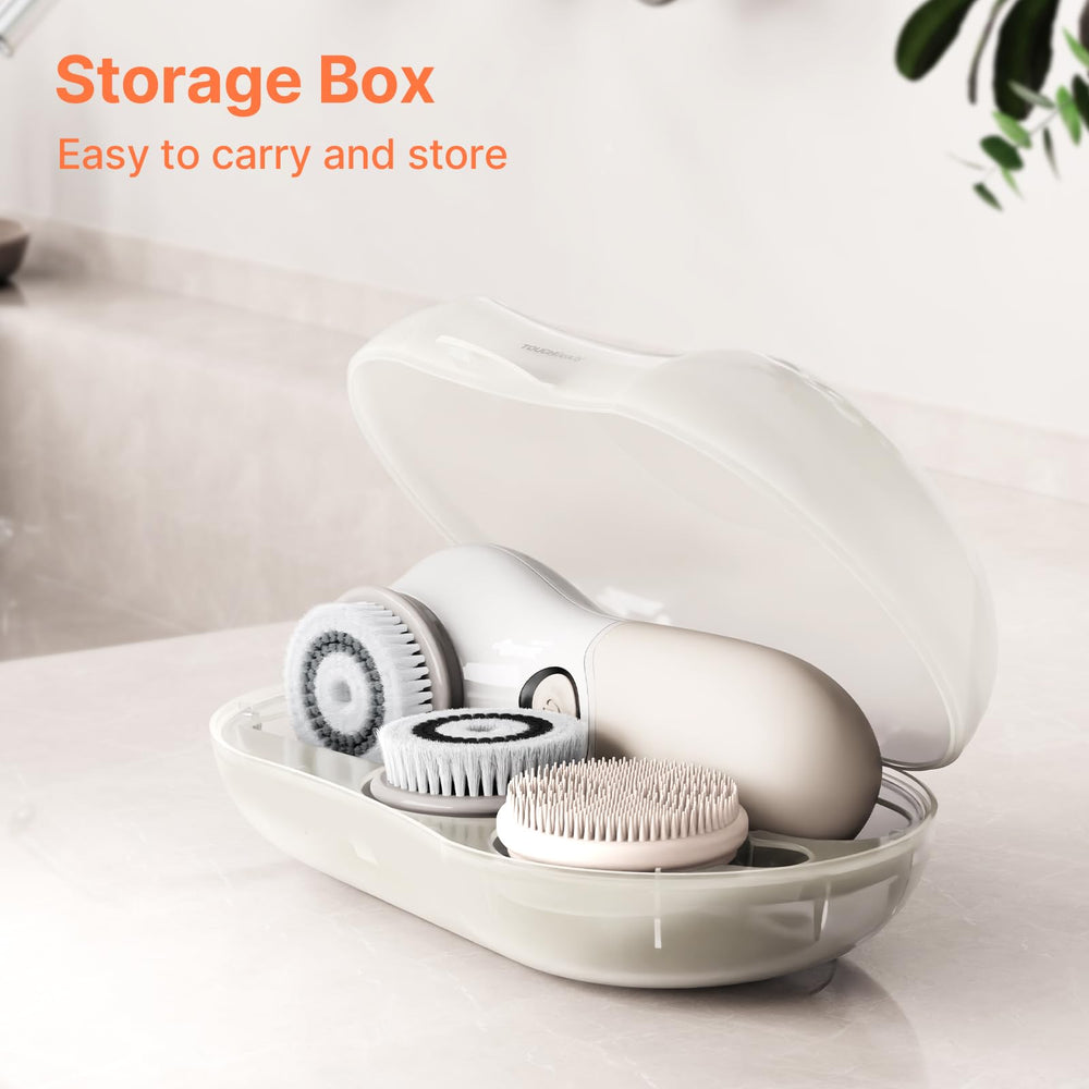 TouchBeauty tête brosse silicone adaptée à la peau sensible et confortable.