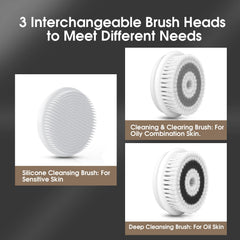 TouchBeauty tête silicone douce et sûre pour peau sensible