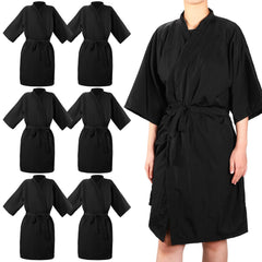 Robe de salon Toulite prête pour six clients, professionnelle et propre.