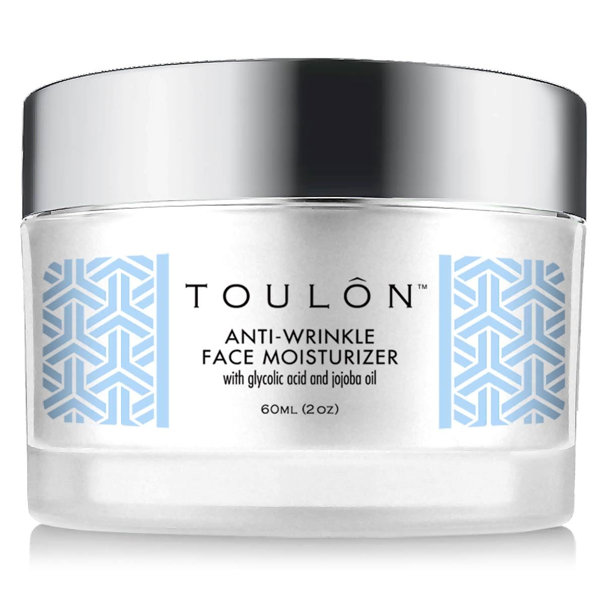 TOULON crème acide glycolique 10% pour le visage, hydratante et exfoliante.