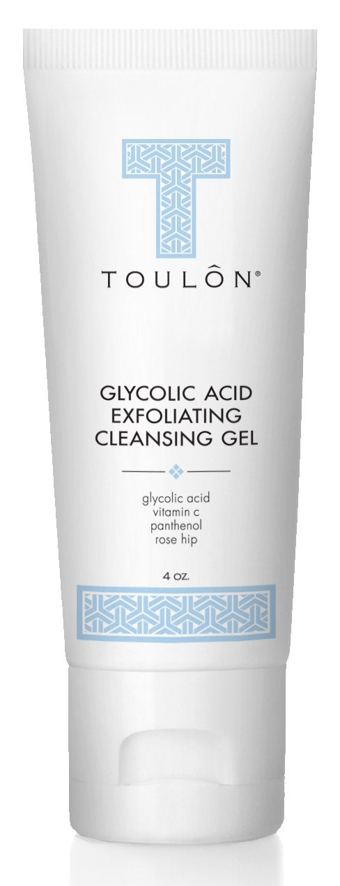 Crème glycolique TOULON pour le visage avec une texture riche et exfoliante.