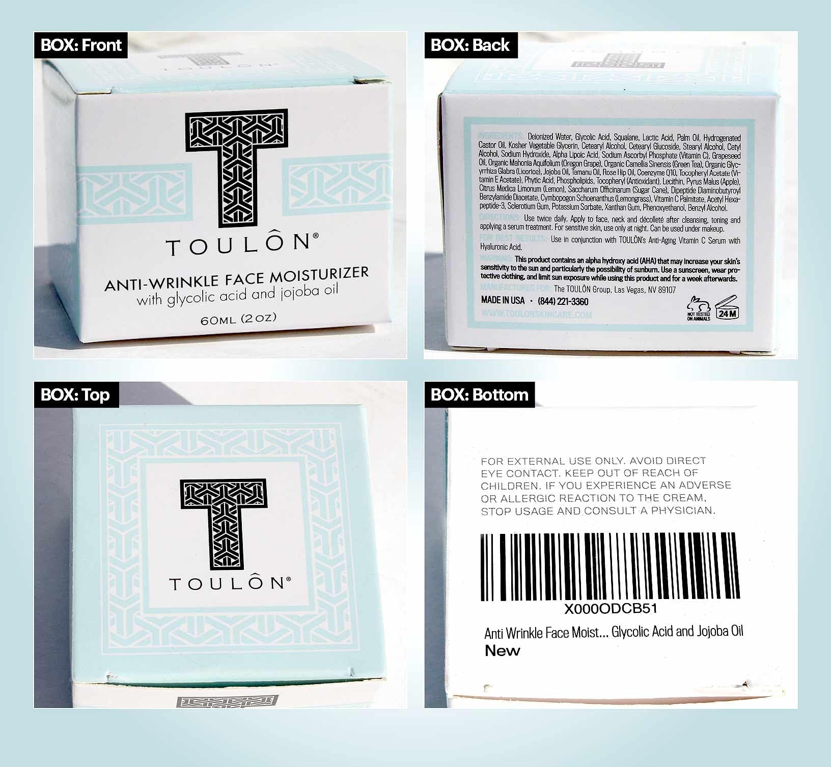TOULON emballage pot pratique, hygiénique et facile à utiliser.