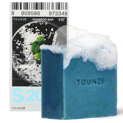 TOUN28 Shampoing Solide Antipelliculaire avec menthol et Centella Asiatica pour cuir chevelu gras