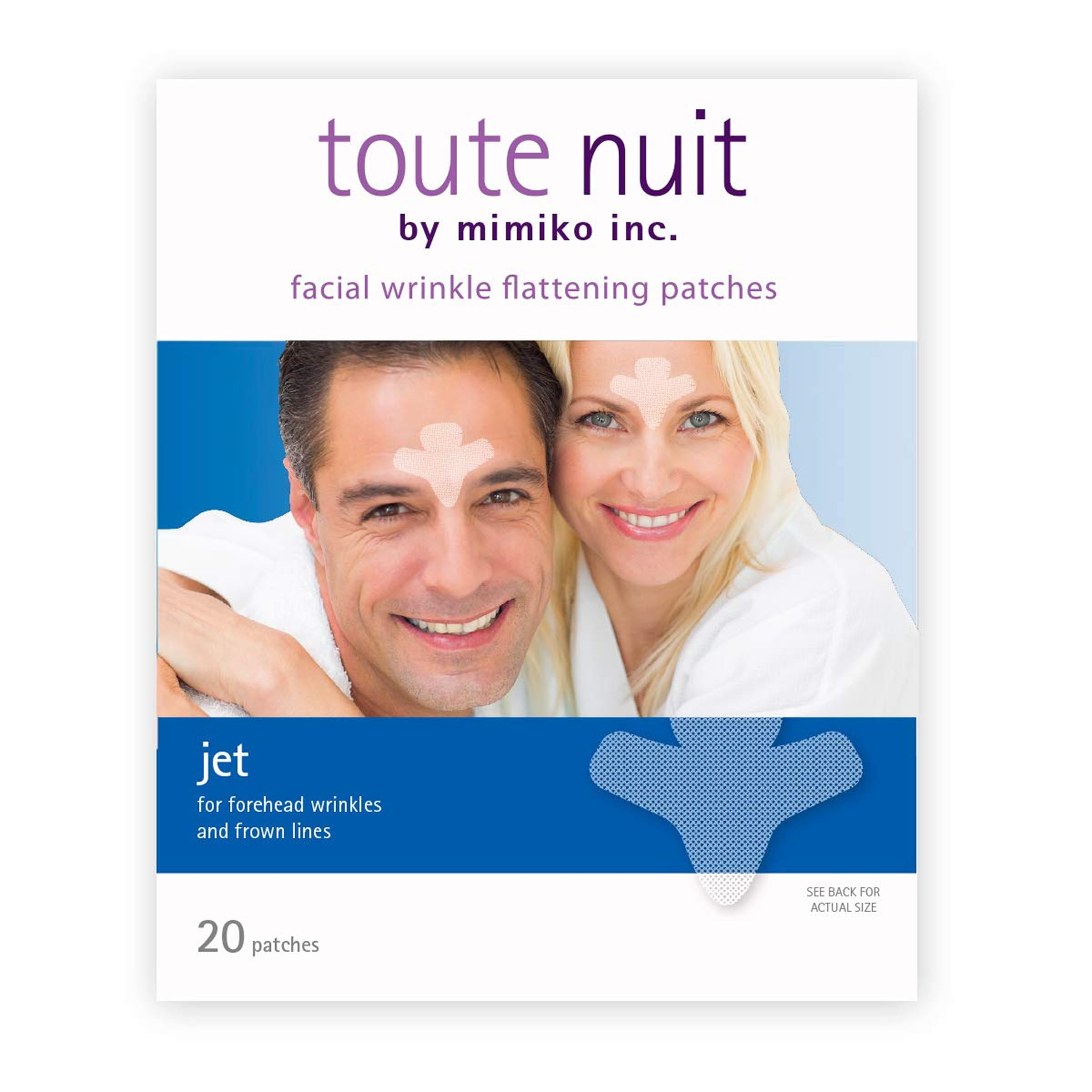 Patch Toute Nuit Lignes Front Grandes, action ciblée sur les rides