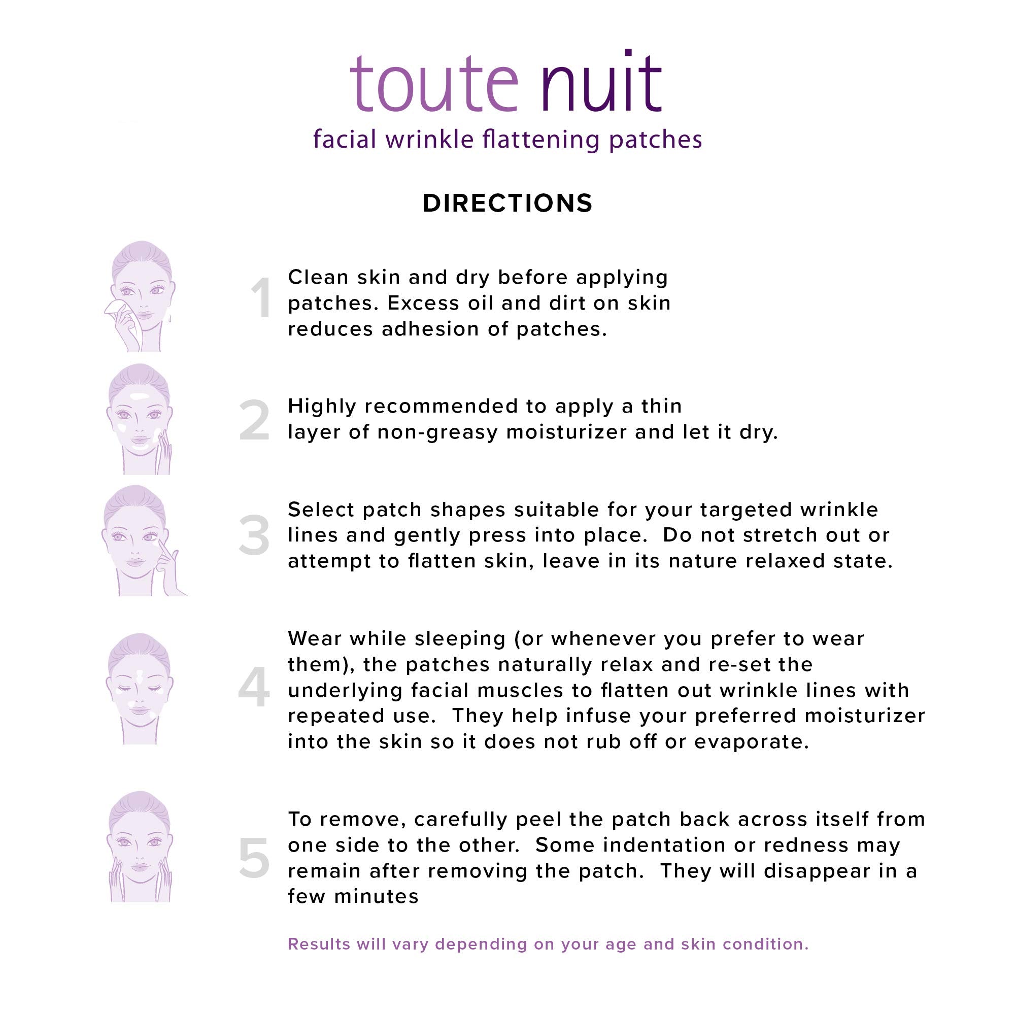 Patch Toute Nuit Curve lèvre supérieure, réduction potentielle des ridules
