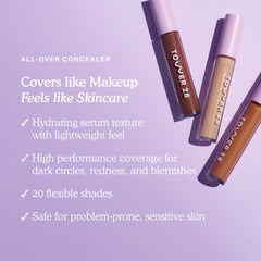 Tower 28 correcteur-serum texture-hydratante offrant une couvrance légère à moyenne.