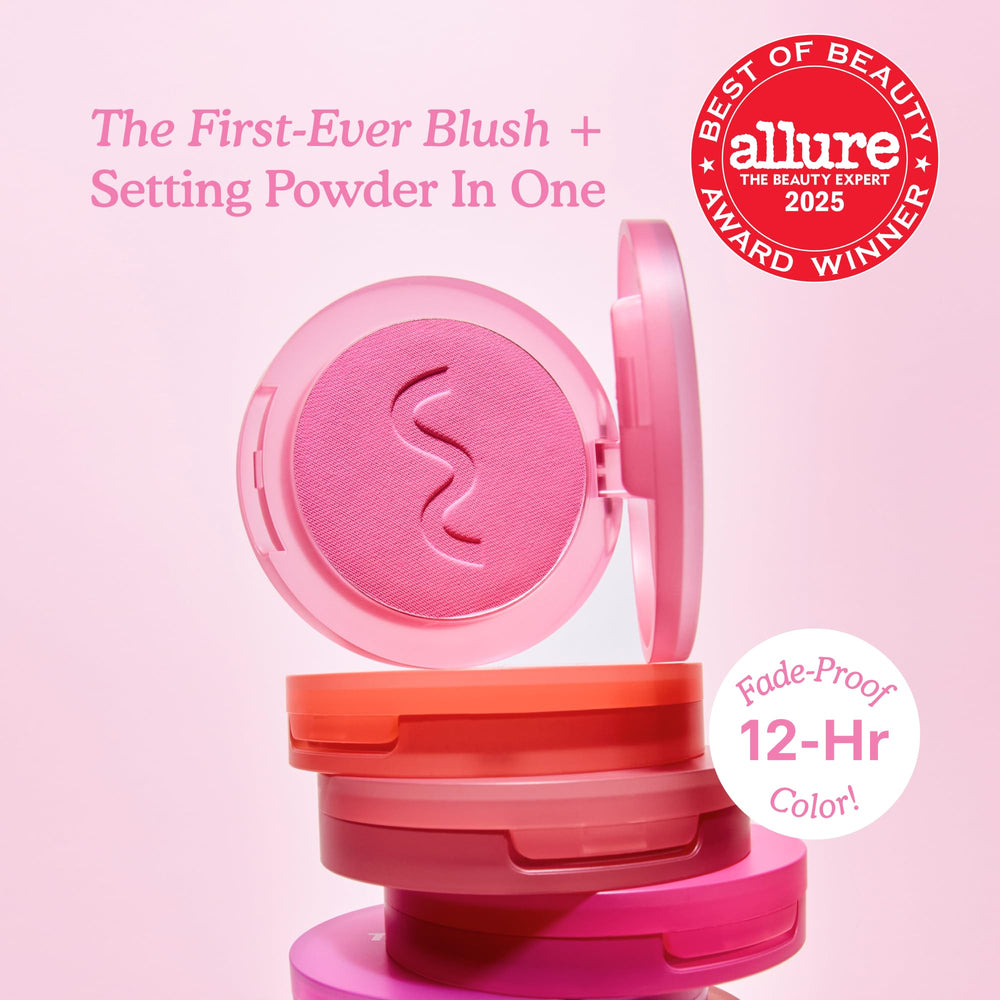 Tower 28 GetSet Poudre Fard Matte Sunset Shirley – texture floute les pores pour fini lisse