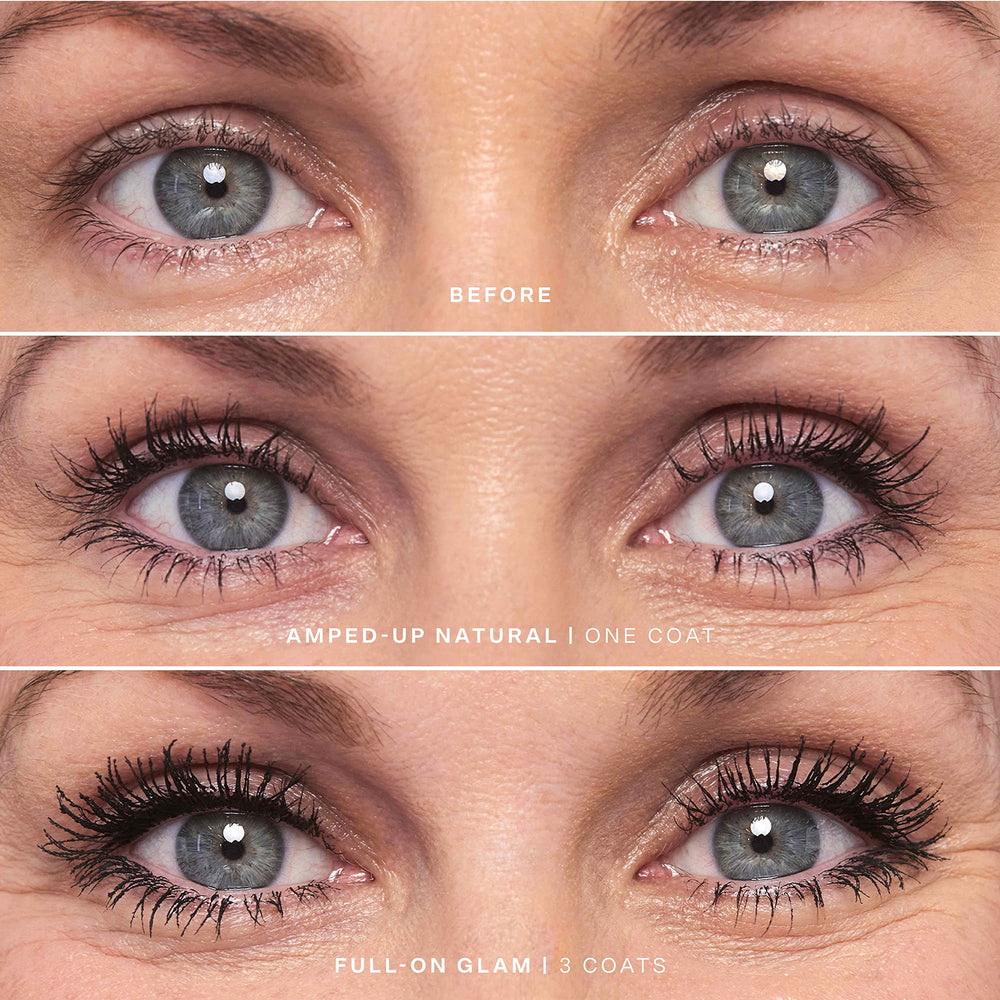 Tower 28 Mini MakeWaves Mascara – application rapide et élévation légère pour un regard naturel.