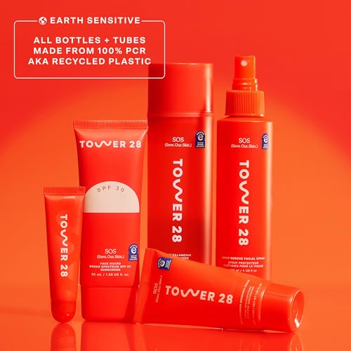 Tower 28 SOS FaceGuard SPF30 – soin sûr pour peaux sensibles au quotidien.