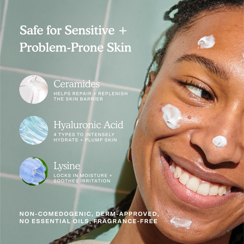 Texture soyeuse de la crème SOS Recovery qui pénètre rapidement