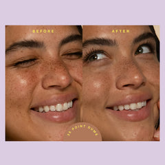 Teinte 35 Point Dume neutre pour un teint naturel.