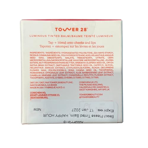 Tower 28 BeachPlease lip and cheek tint delivers a diffused color finish