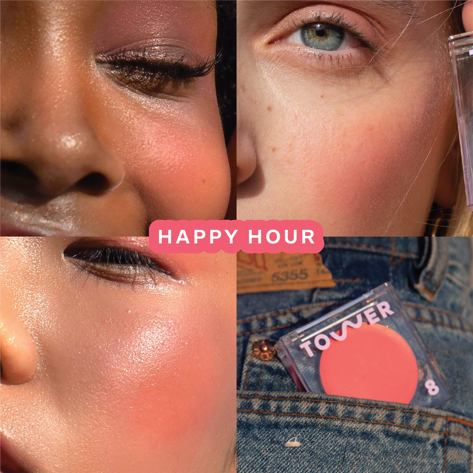 Tower 28 BeachPlease dual-use lip and cheek tint for easy color on lips