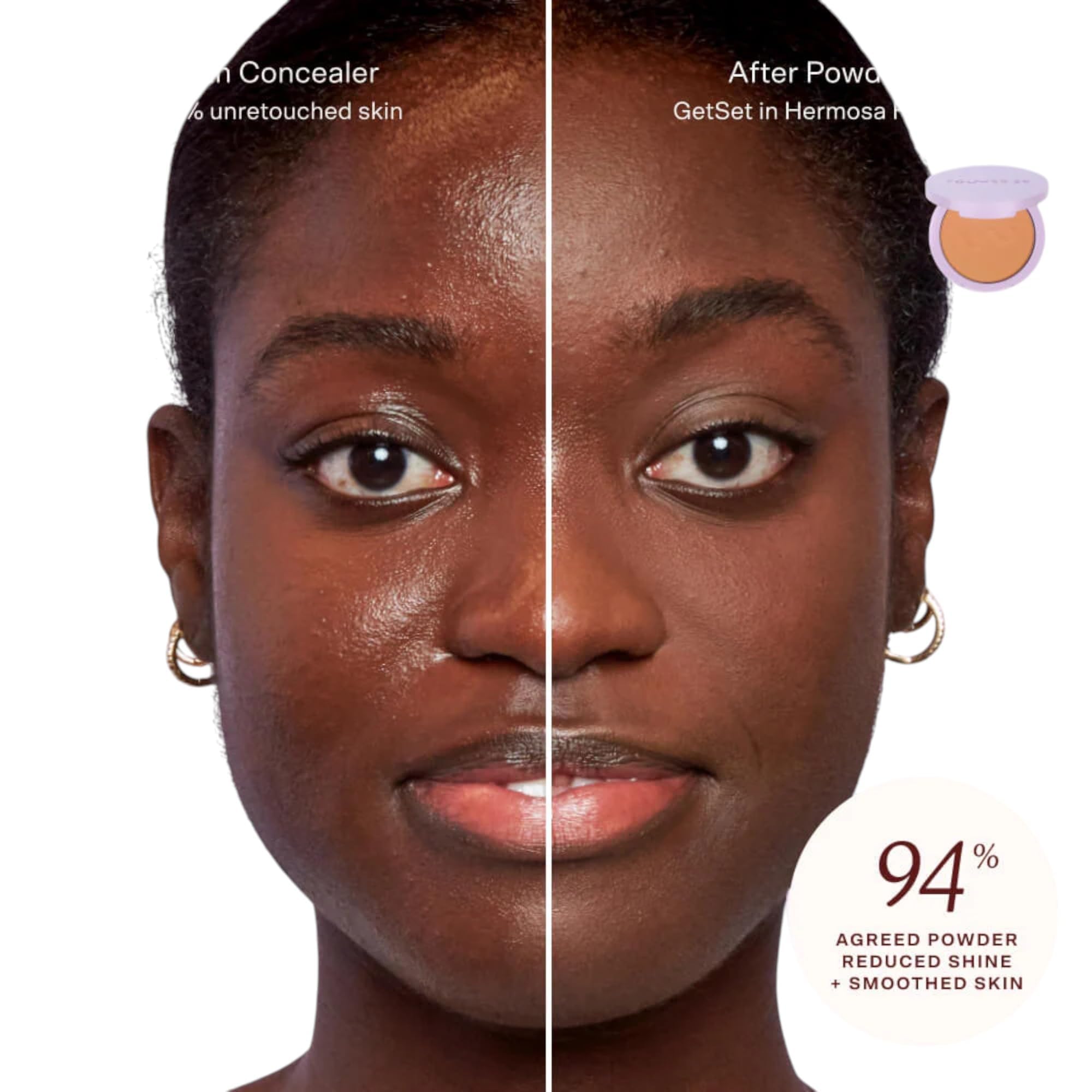Tower28 GetSet Poudre Rose Sans Talc respecte les peaux sensibles et évite les irritations