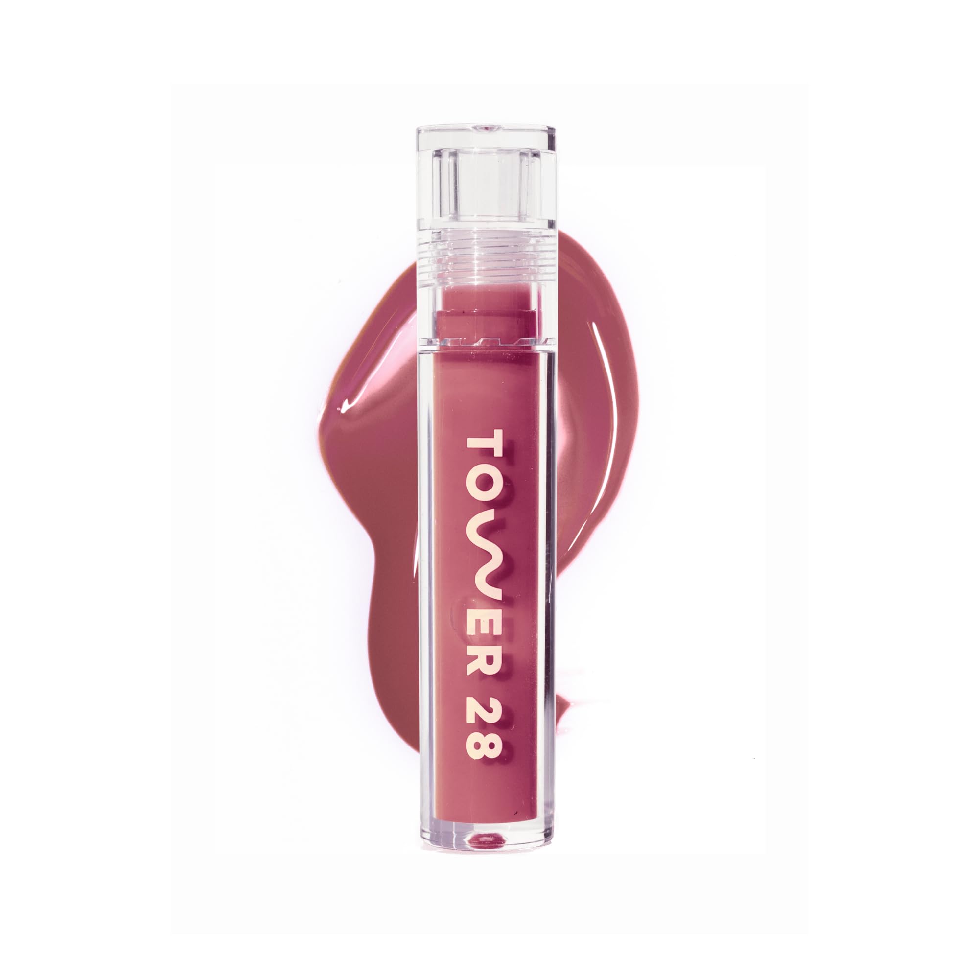 Tower 28 ShineOn glosse lèvres hydratant pour lèvres sensibles au quotidien.