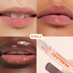 Applicateur doux Tower28 ShineOn gloss levre pour une application fluide.