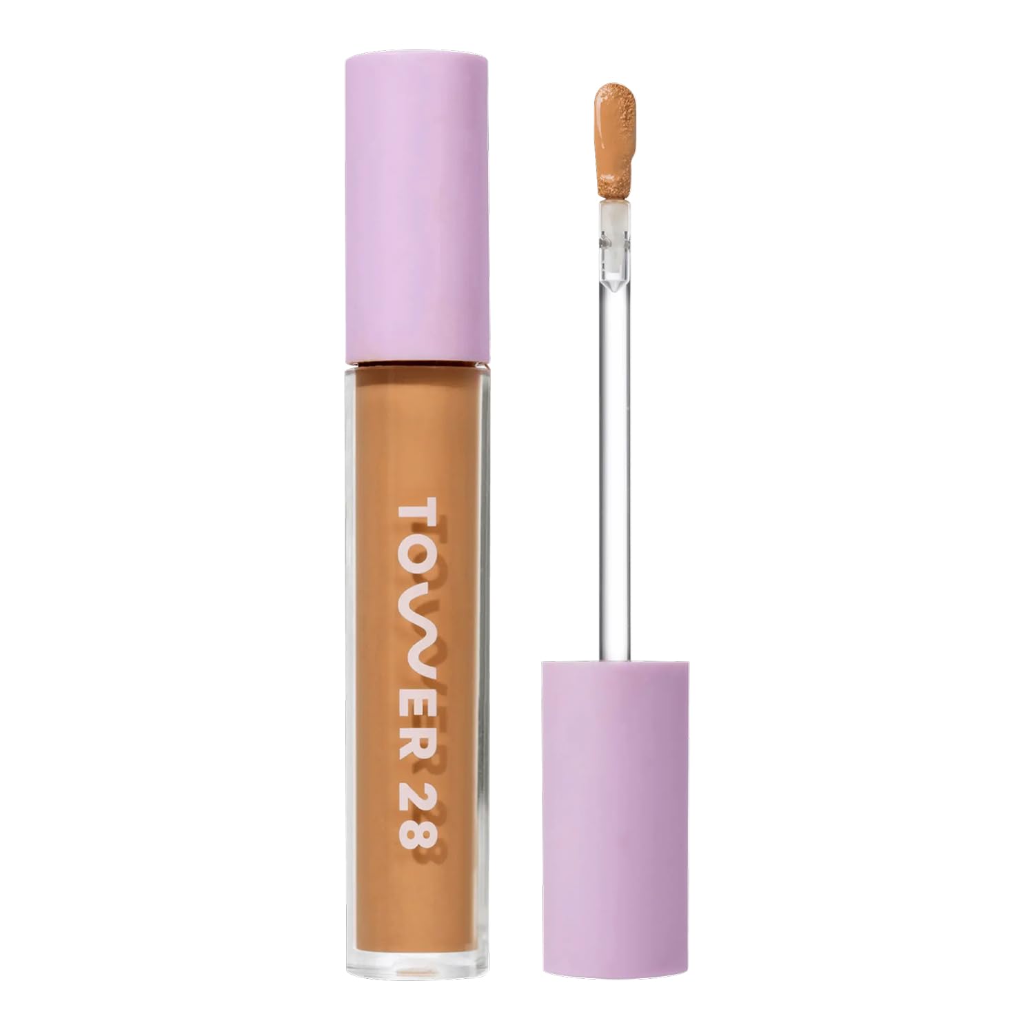 Tower 28 Swipe Serum Concealer – emballage compact et pratique pour voyager.