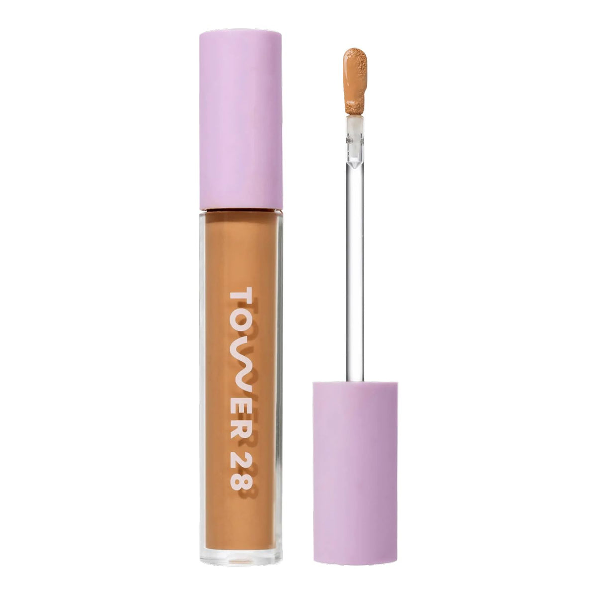 Tower 28 Swipe Serum Concealer – emballage compact et pratique pour voyager.