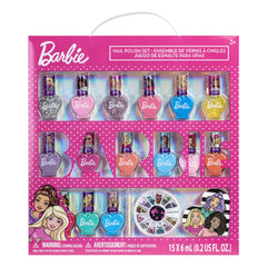 Townley Girl Barbie vernis à eau 18 pièces pour ongles colorés et sans danger.