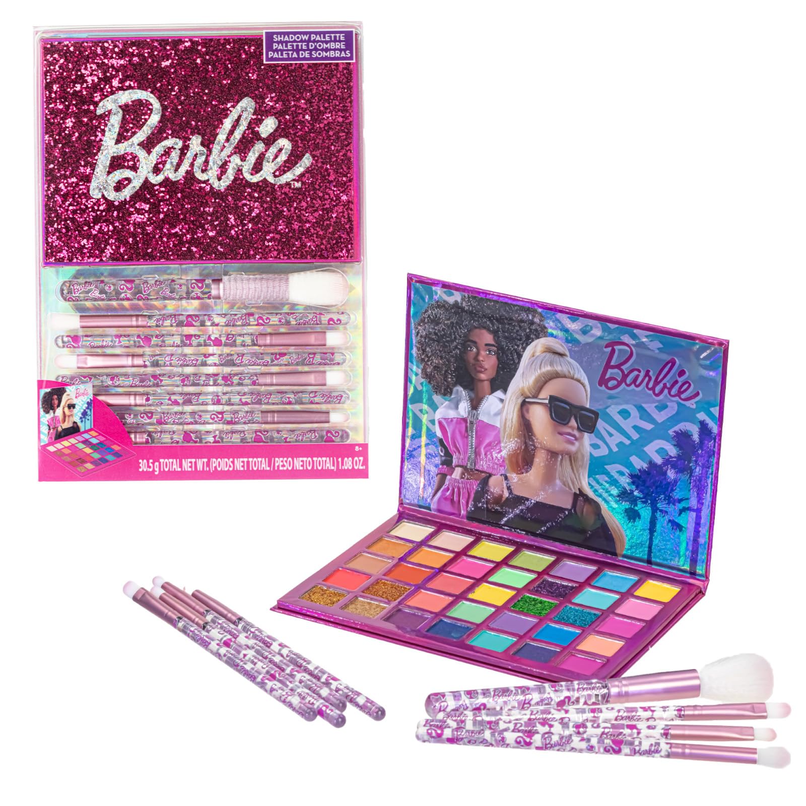 Palette Townley Girl Barbie 35 puits pour des looks scintillants et faciles.