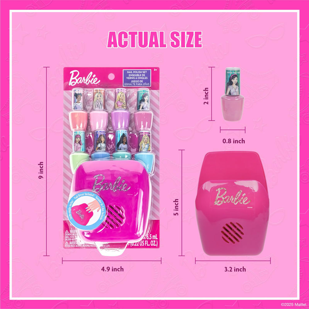 Townley Girl Barbie vernis non toxique framboise vif, couleur vive