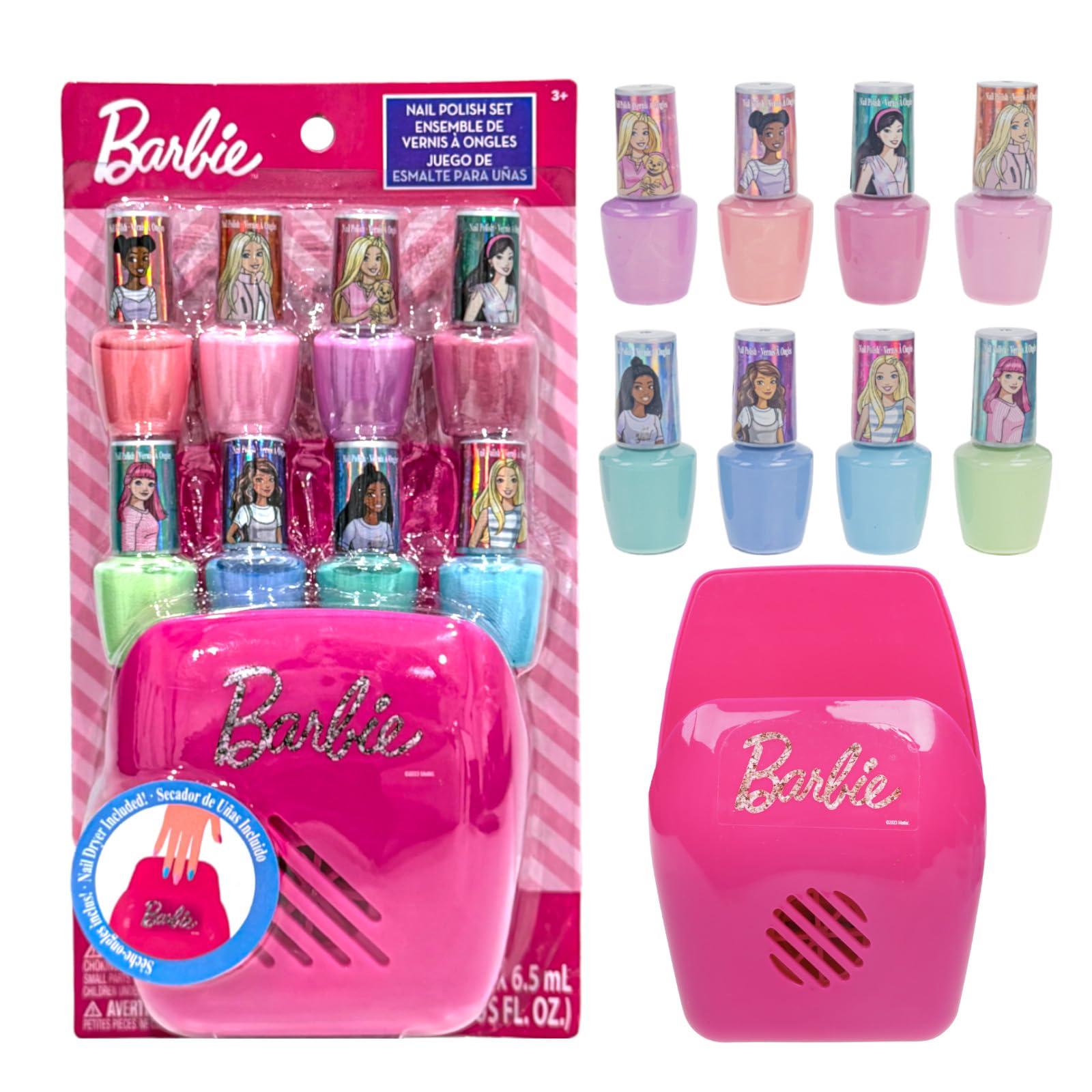Townley Girl Barbie vernis non toxique rose pâle, facile à appliquer
