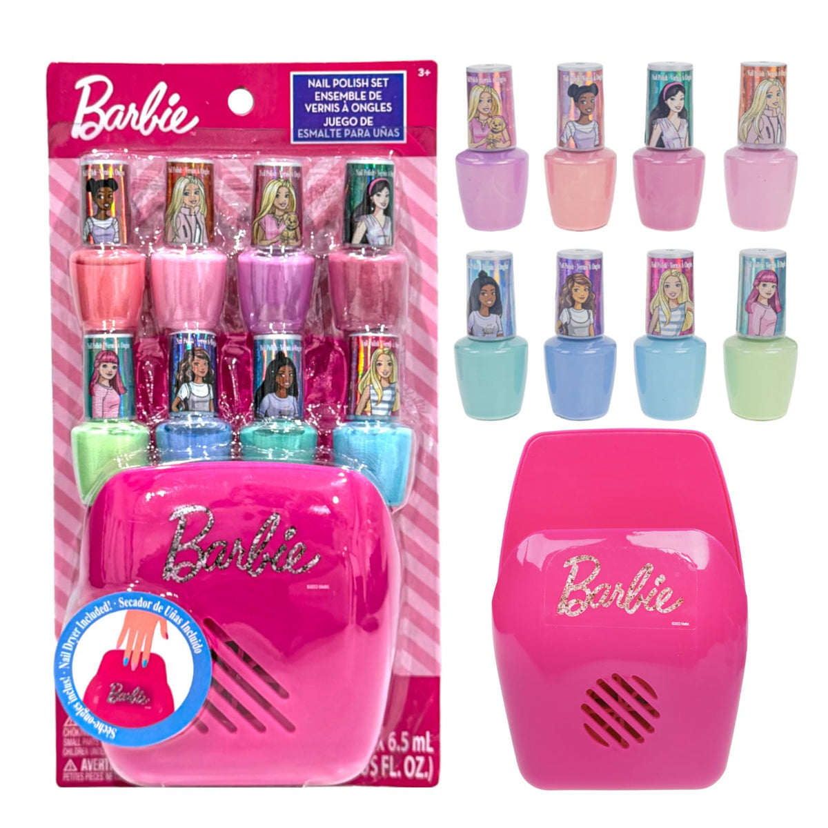 Townley Girl Barbie vernis non toxique rose pâle, facile à appliquer