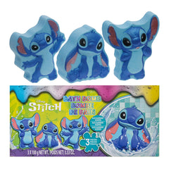 Bombe Stitch Townley Girl bleu libère couleur vive dans l'eau.