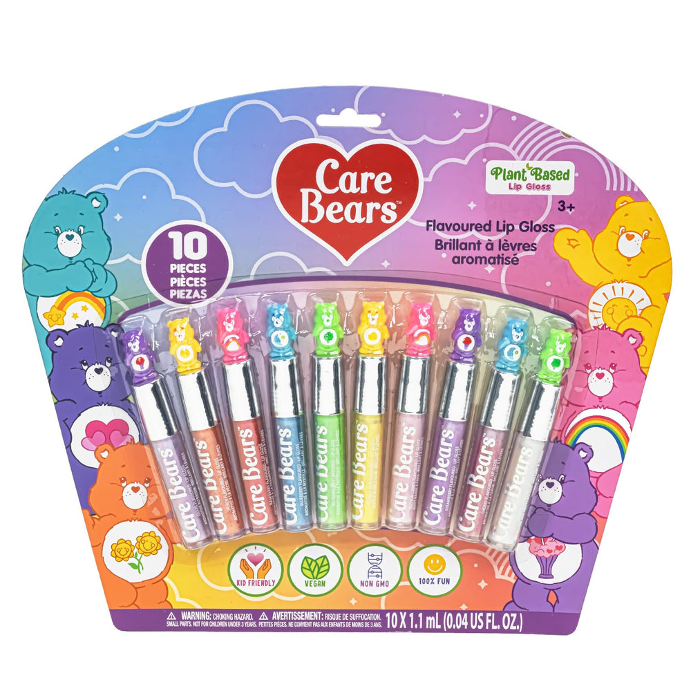 Townley Girl Care Bears glosses ensemble-10-piece, cadeau idéal pour fêtes et anniversaires