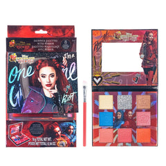 Palette Townley Girl Descendants Rise Red avec 8 ombres brillantes pour un regard glamour.